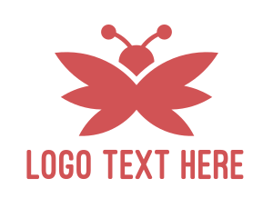 Insect - Nature Flower Bug logo design