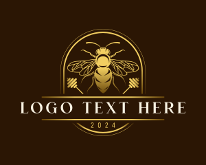 Wings - Honey Bee Hive logo design