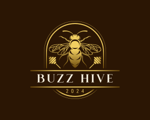 Hive - Honey Bee Hive logo design