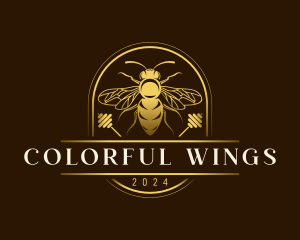 Honey Bee Hive logo design