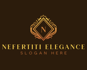 Elegant Diamond Shield logo design