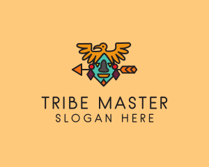 Ancient Mayan Headdress  logo design