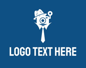Camera Hat & Necktie Logo