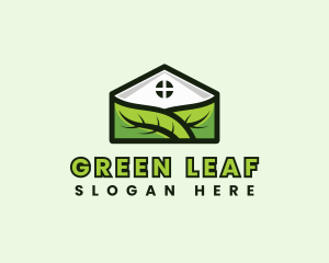 House Leaf Landscaping logo design