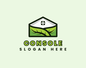 Eco Friendly - House Leaf Landscaping logo design