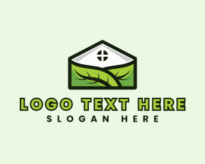 House Leaf Landscaping Logo