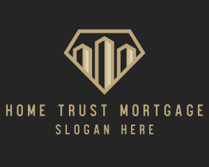 Mortgage - Premium Urban Tower Real Estate logo design