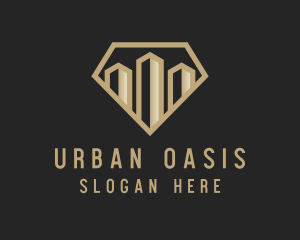 Urban - Premium Urban Tower Real Estate logo design