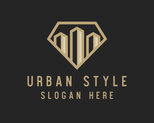 Urban - Premium Urban Tower Real Estate logo design