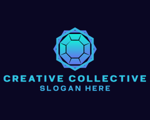 Creative Crystal Gemstone logo design