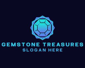 Creative Crystal Gemstone logo design