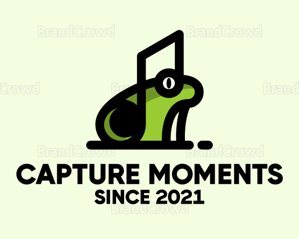 Music Frog Headset Logo