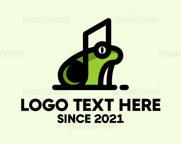 Music Frog Headset Logo