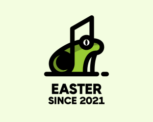 Application - Music Frog Headset logo design