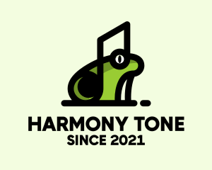 Tone - Music Frog Headset logo design