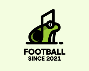 Streaming - Music Frog Headset logo design