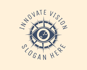 Eye Compass Explorer  logo design