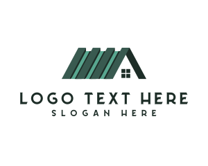 Home Roofing Contractor Logo