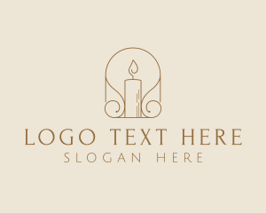 Candle Light Lamp Logo