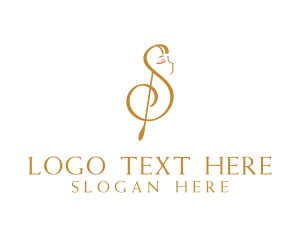 Musician - Musical Woman Beauty logo design