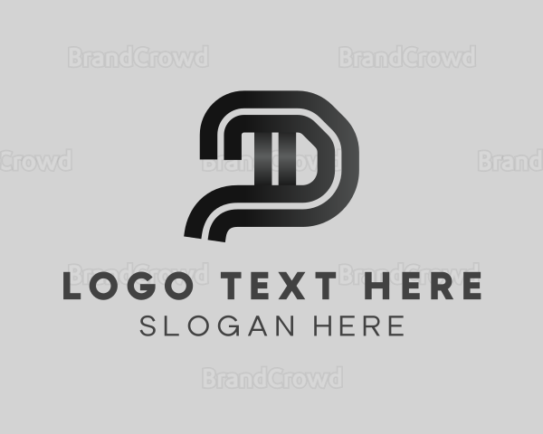 Bold Letter D Logo