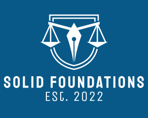 Shield - Fountain Pen Law Firm logo design