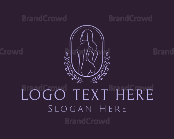 Sexy Naked Woman Logo