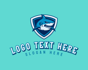 Streetwear - Gaming Shark Shield logo design
