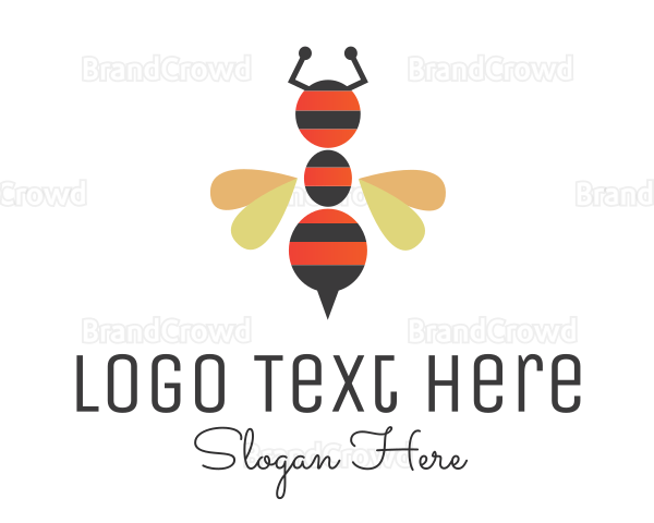 Ant Bee Insect Logo