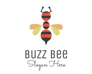 Buzz - Ant Bee Insect logo design