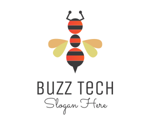 Ant Bee Insect logo design