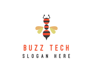 Ant Bee Insect logo design