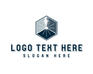 Laser - Ironwork Laser Engraving logo design