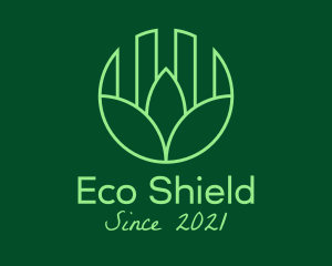 Minimalist Eco Property logo design