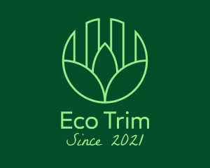 Minimalist Eco Property logo design