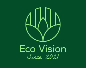 Minimalist Eco Property logo design