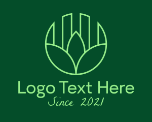 Eco Friendly - Minimalist Eco Property logo design