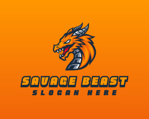 Beast - Dragon Beast Gaming logo design