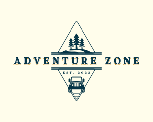 Camping Travel Adventure logo design