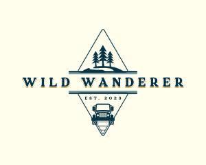 Camping Travel Adventure logo design