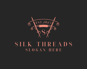 Tailoring Sewing Needle Dressmaker logo design