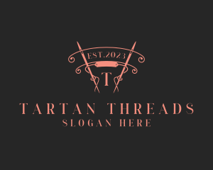 Tailoring Sewing Needle Dressmaker logo design