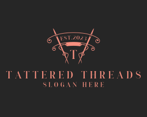 Tailoring Sewing Needle Dressmaker logo design