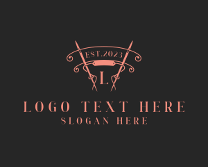 Alterations - Tailoring Sewing Needle Dressmaker logo design