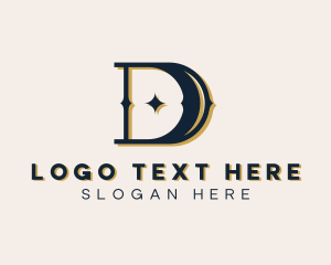 Elegant Jewelry Letter D Logo