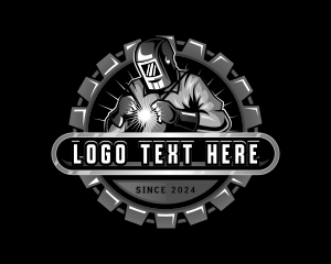 Machine - Welding Metalwork Mechanic logo design