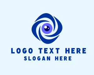 Security - Security Surveillance Lens logo design