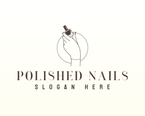 Nail Polish Fashion logo design