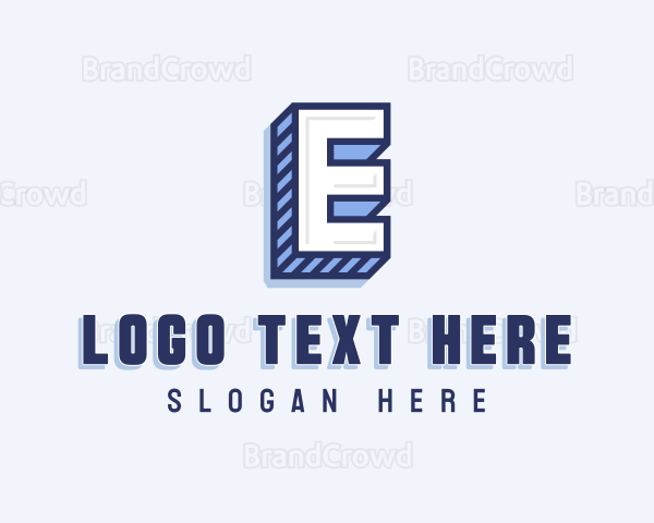 Generic 3D Letter E Logo