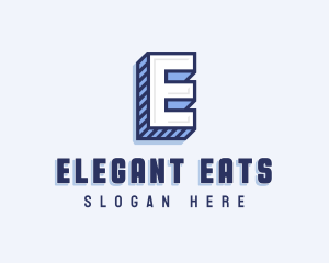 Generic 3D Letter E logo design